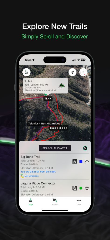 TrailAware trail search and discovery